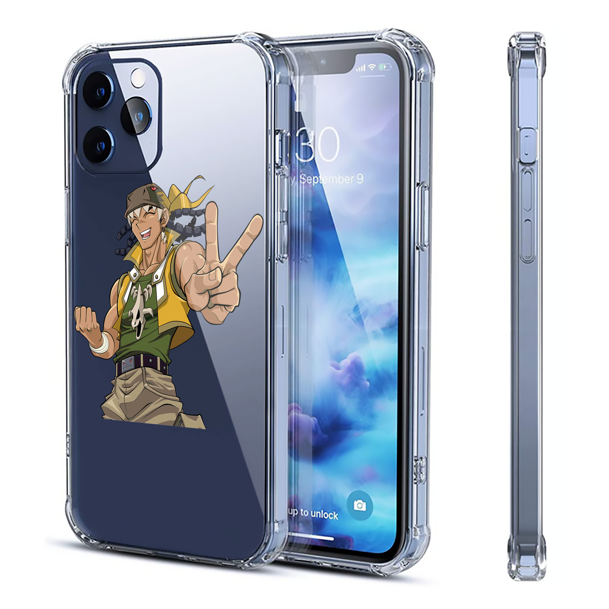 （画像用） 遊☆戯☆王 Yu-Gi-Oh! 【iPhone 12シリーズ対応】透明スマホケース（クリアソフトケース）